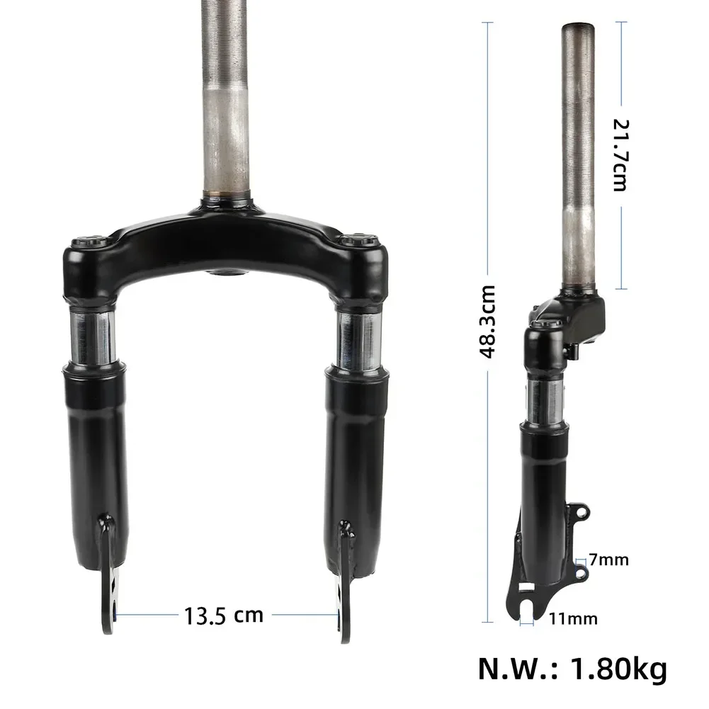 1pcs Shock Absorber Front Shock Absorption Replacement For Fiido Q1 Electric Scooter Metal Black Shock Absorber Practical Tools