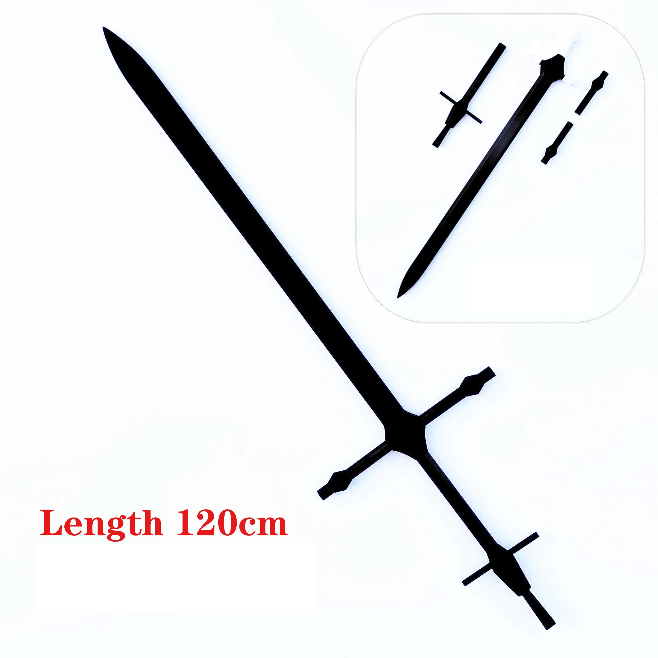 

The Eminence in Shadow Cid Kageno Weapon Length 120cm Shadow Garden Anime Peripheral Weapon Model for Cosplay Gifts Toys