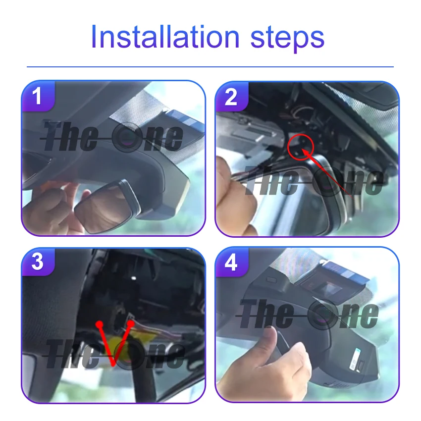 جديد! 4k 2160p مسجل فيديو رقمي للسيارات التوصيل والتشغيل داش كام كاميرا HD للرؤية الليلية ل Volkswagen VW ID.4 ID4 CROZZ 2022-2025 #2