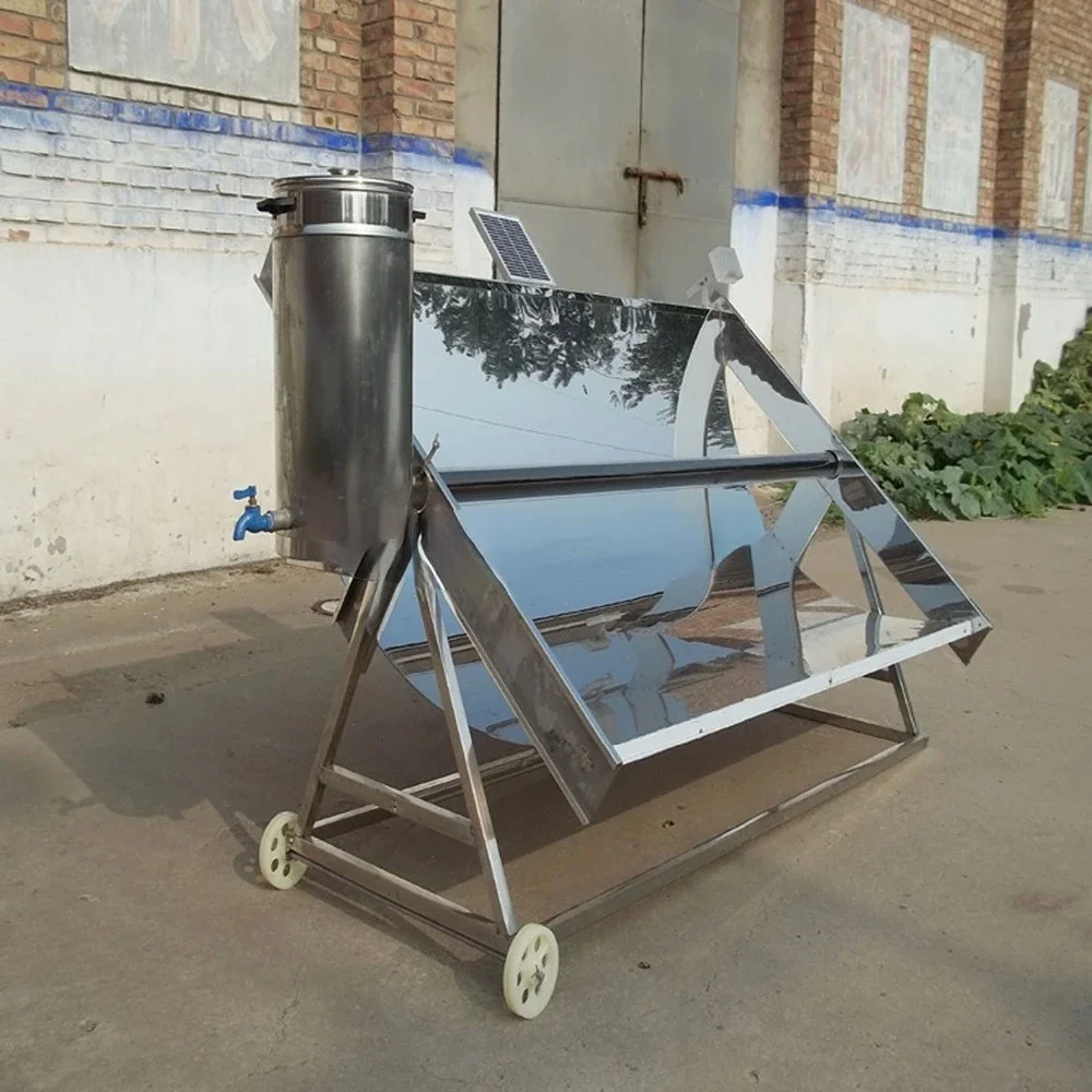 

Stainless steel automatic tracking concentrating solar boiling water reactor
