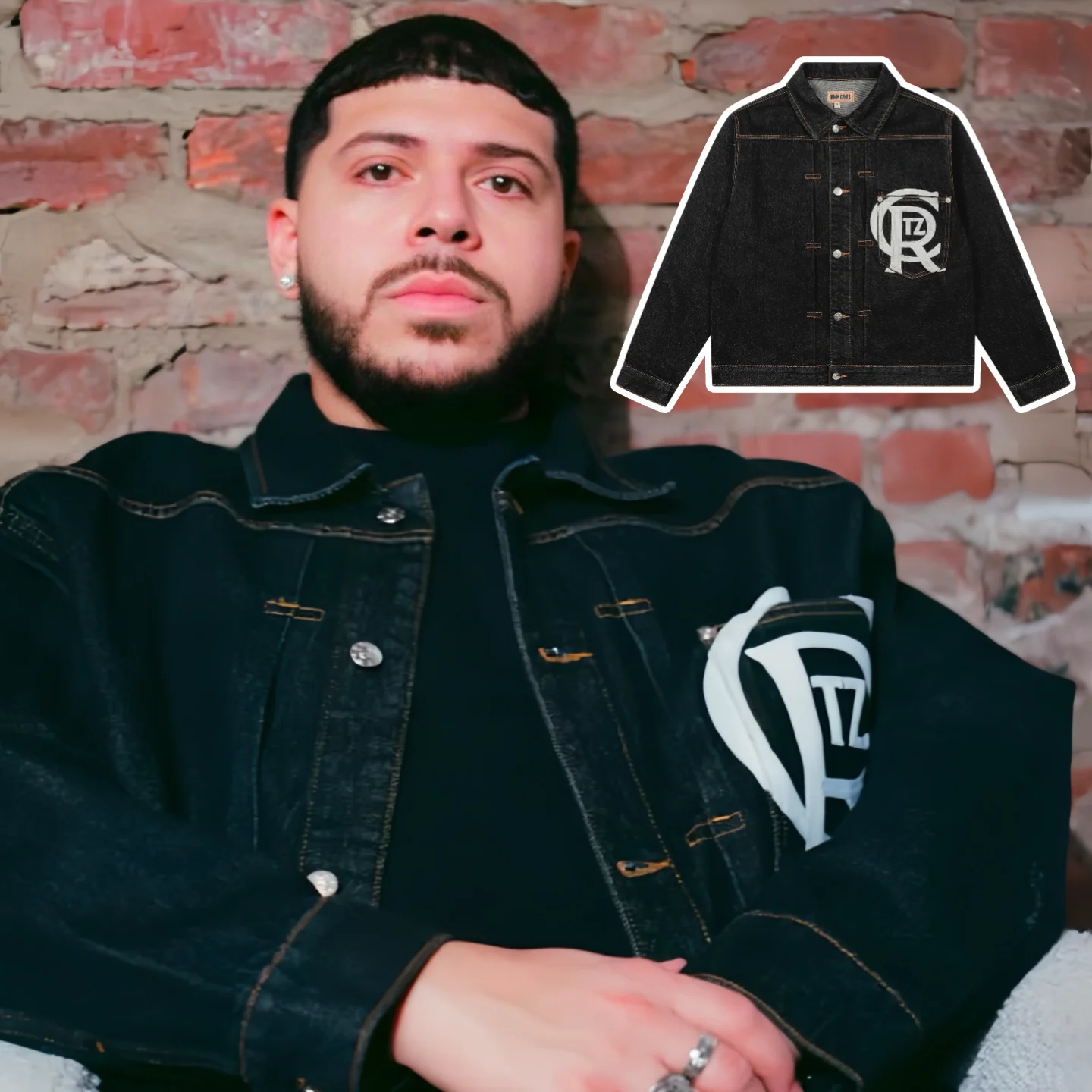 

American Sle Streetwear Retro Embroidered Denim Jaet And Pants Set Casual Loose Fit Four Seasons Youth Clothing