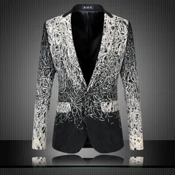 2023 New Men's Casual Collar Suit Youth Handsome Trend Set Suit Business Fashion Top