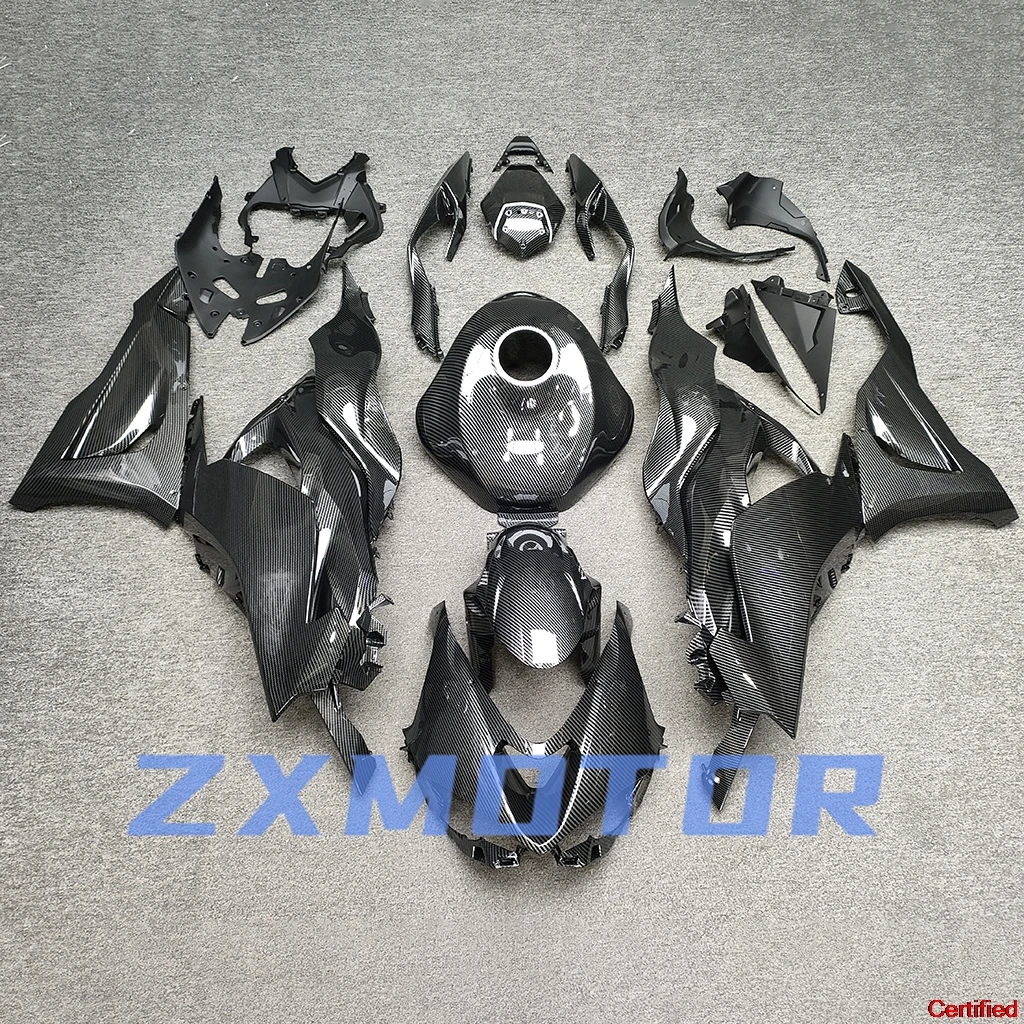 

Литой комплект обтекателей для Kawasaki ZX6R 636 2024, углеродное волокно, послепродажный рынок, АБС-пластик, обтекатели кузова ZX-6R 24