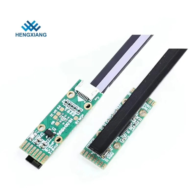 NEW LS100 Incremental Linear Position Sensor High Precision Optical Encoder Metal Glass 100mm Travel RS422 ABZ DC5V Screw Mount