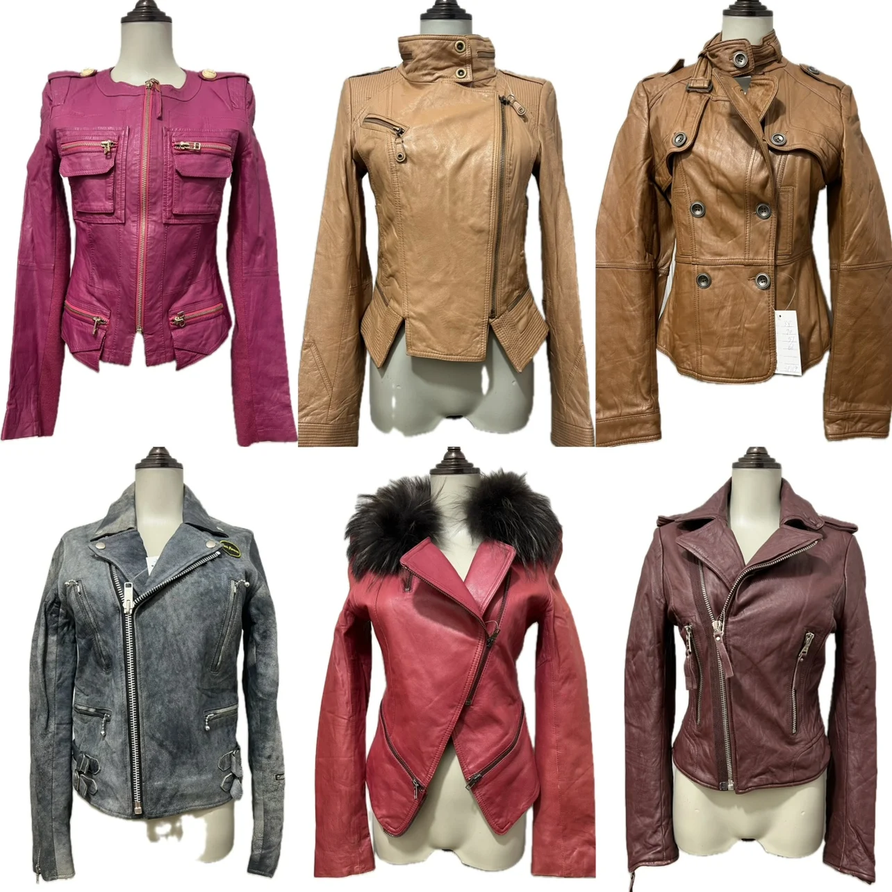 

Винтажная ретро-куртка из натуральной овчины в гонконгском стиле для женщин, модное приталенное пальто с длинными рукавами и застежкой-молнией