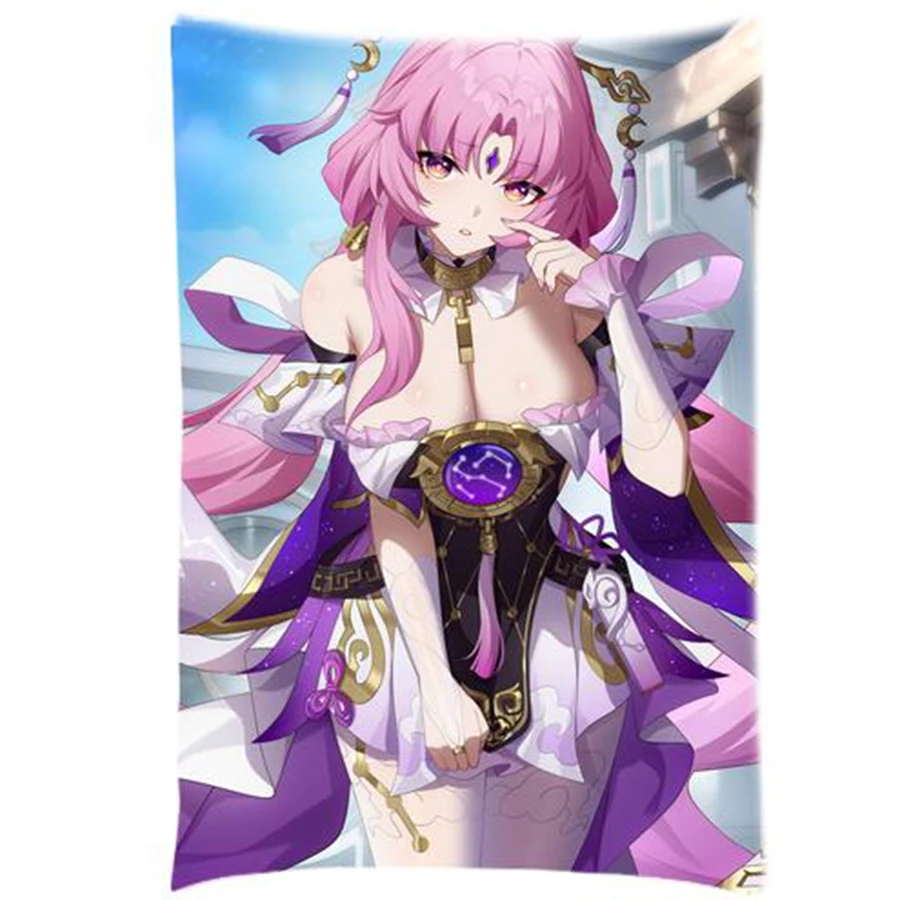 Anime Spel Vrouwelijke Kafka Honkai Himeko Gooien Kussensloop Stelle Cosplay Kussen Sham Mars 7e 2-Sides Kussenhoes
