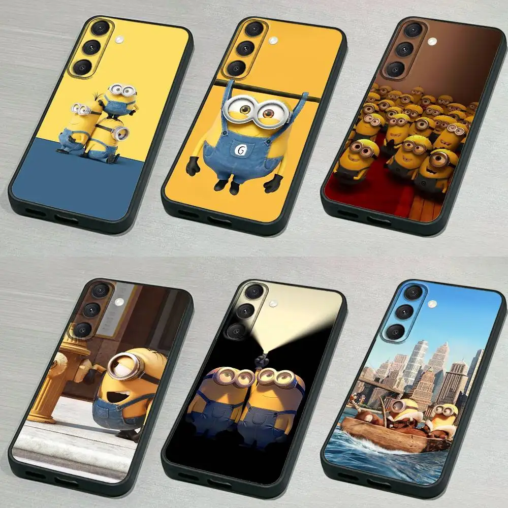 

Movie MinionsS B-Banana-ES Phone Case For Samsung S 25,24,23,22,30,21,10,9,Ultra,Plus,Lite,FE,4,5G Black Soft Case