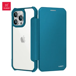 For iPhone 13 Pro 14 Pro Max Xundd Flip Leather Case Airbags Shockproof Magnet Shell Funda