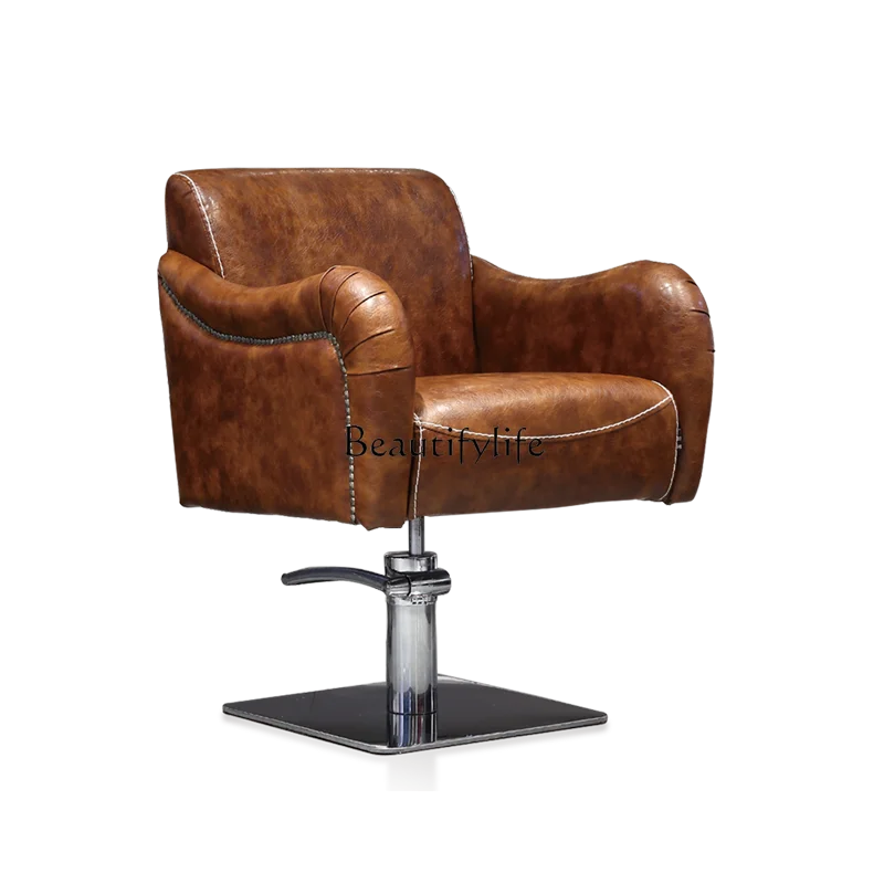 

Hair Salon Hairdressing Chair Factory Direct Sales Haircut Beauty Shop Home Chair