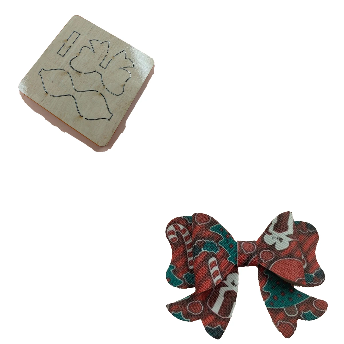 Two charming styles 2 and 3 layered bow designs wooden cutting dies suitable for most machines