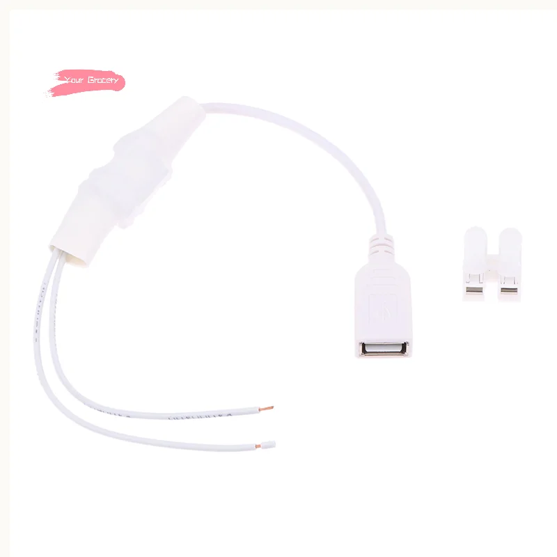 Y-1PC White Wifi Camera DIY Monitorn Female USB Adapter Connector 220V To DC 5V/1A 5W Isolation Module Stabilized Module