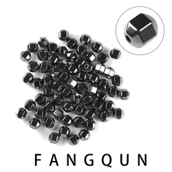 Natural Stone Faceted Round Shape Black Hematite Beads 2/3/4/6/7/10/12mm 202pcs Beads For Jewelry Making Diy Bracelet Necklace