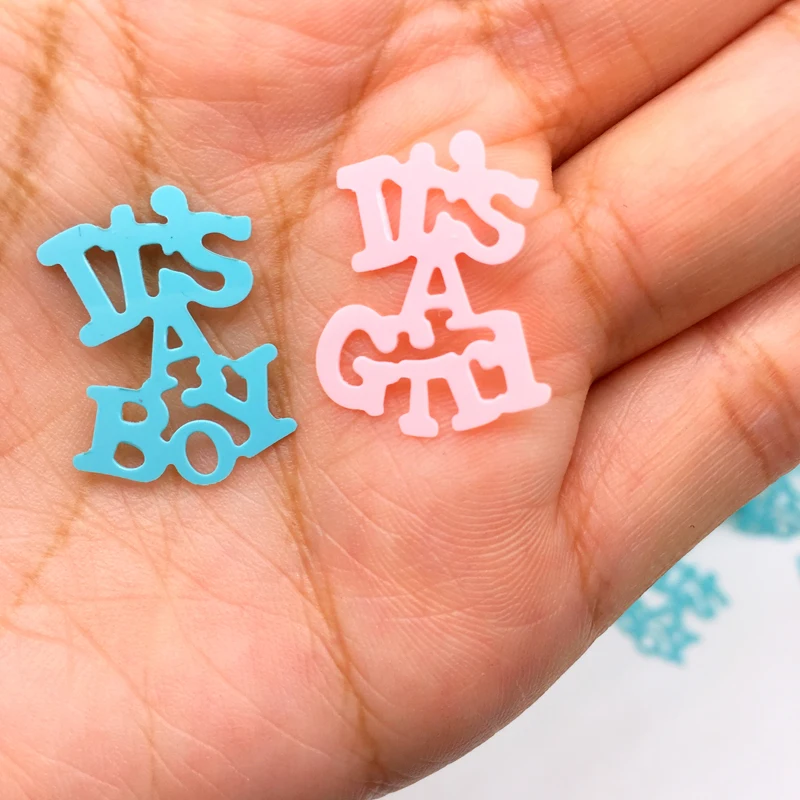 It's A Boy Confetti Pink Blue Christening Party Confetti It Is A Girl Baby Shower Confetti Sprinkles Scatters Table Decoration