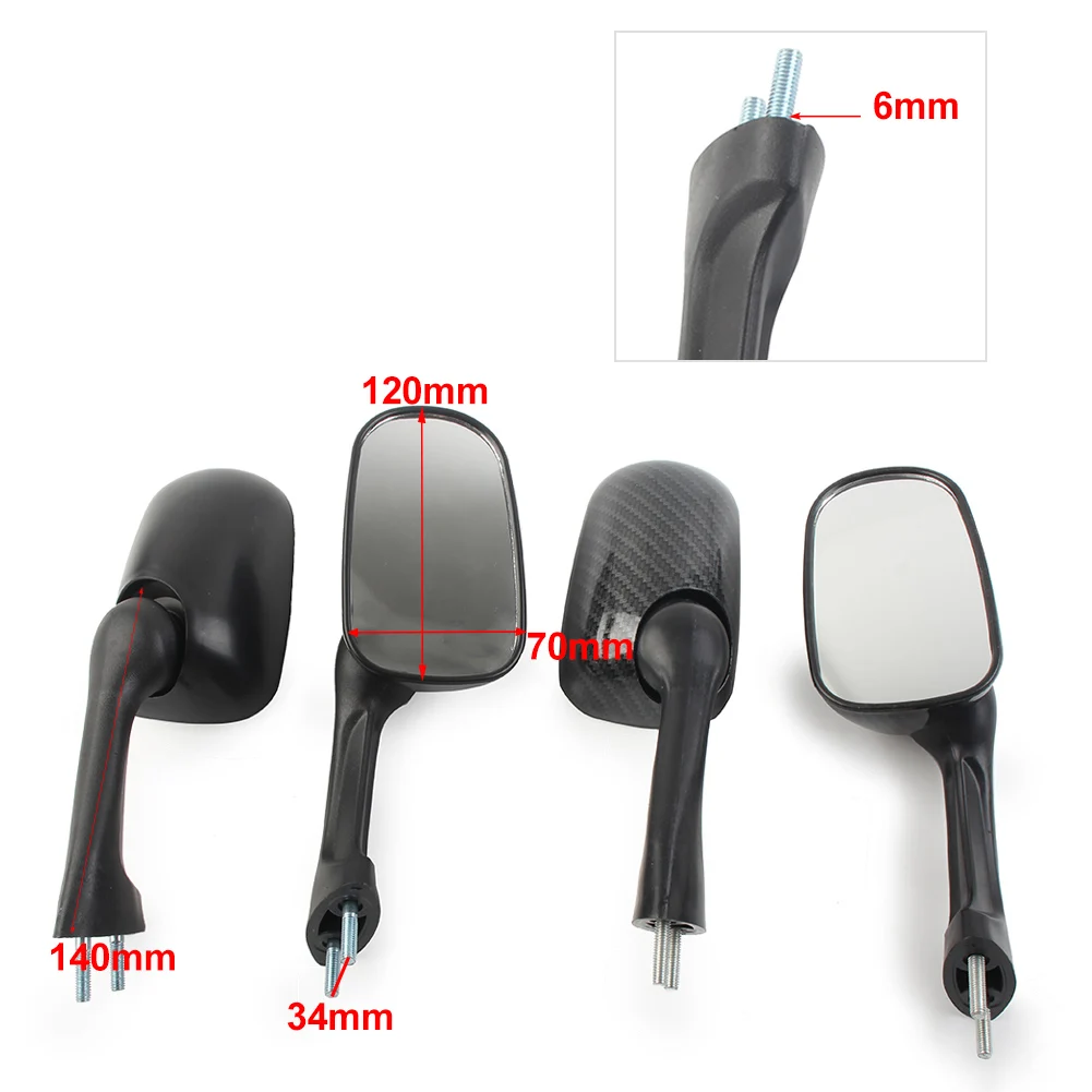 Motorcycle Rearview Side Mirrors For Honda NSR250 SE/SP MC28 VFR400 NC30 RVF400 NC35 For CBR250 MC19 MC22 For CBR400 NC23 NC29