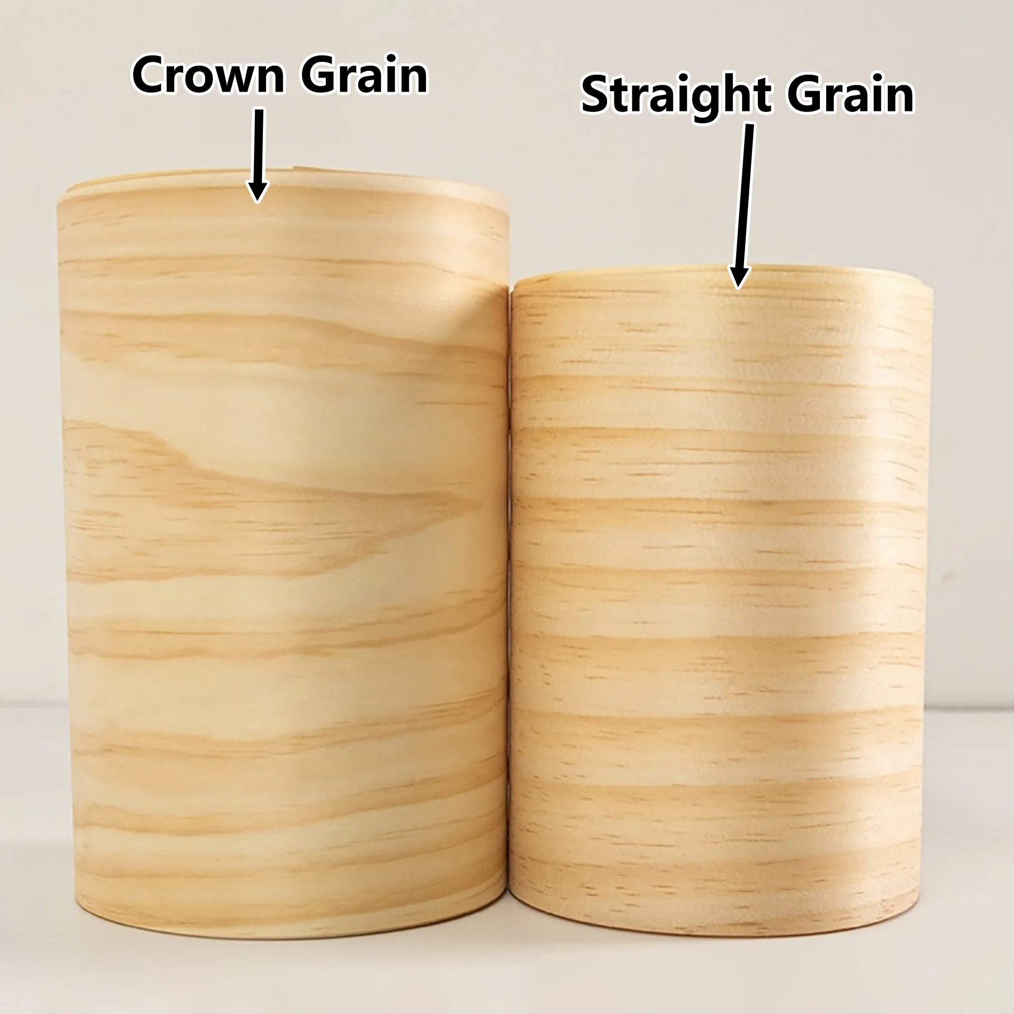 0.5mm Thick Natural New Zealand Pine Wood Veneer for Woodworking Furniture Door Cabinet Wall Panel Decoration Craft