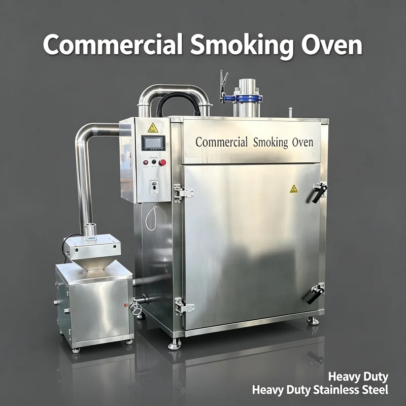 Industrial Smokehouse 100‑200kg Processing Oven Auto‑Temperature for Seafood Bacon Commercial Workshop Customized