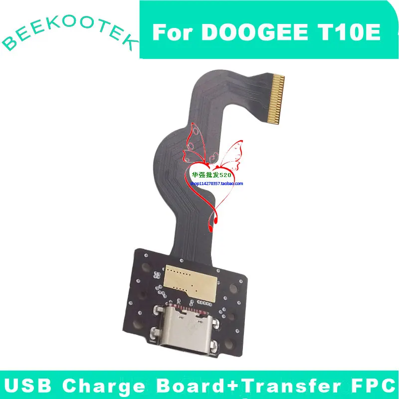 New Original DOOGEE T10E USB Board Base Charging Port Board With Charging Transfer FPC Repair Accessories For DOOGEE T10E Tablet