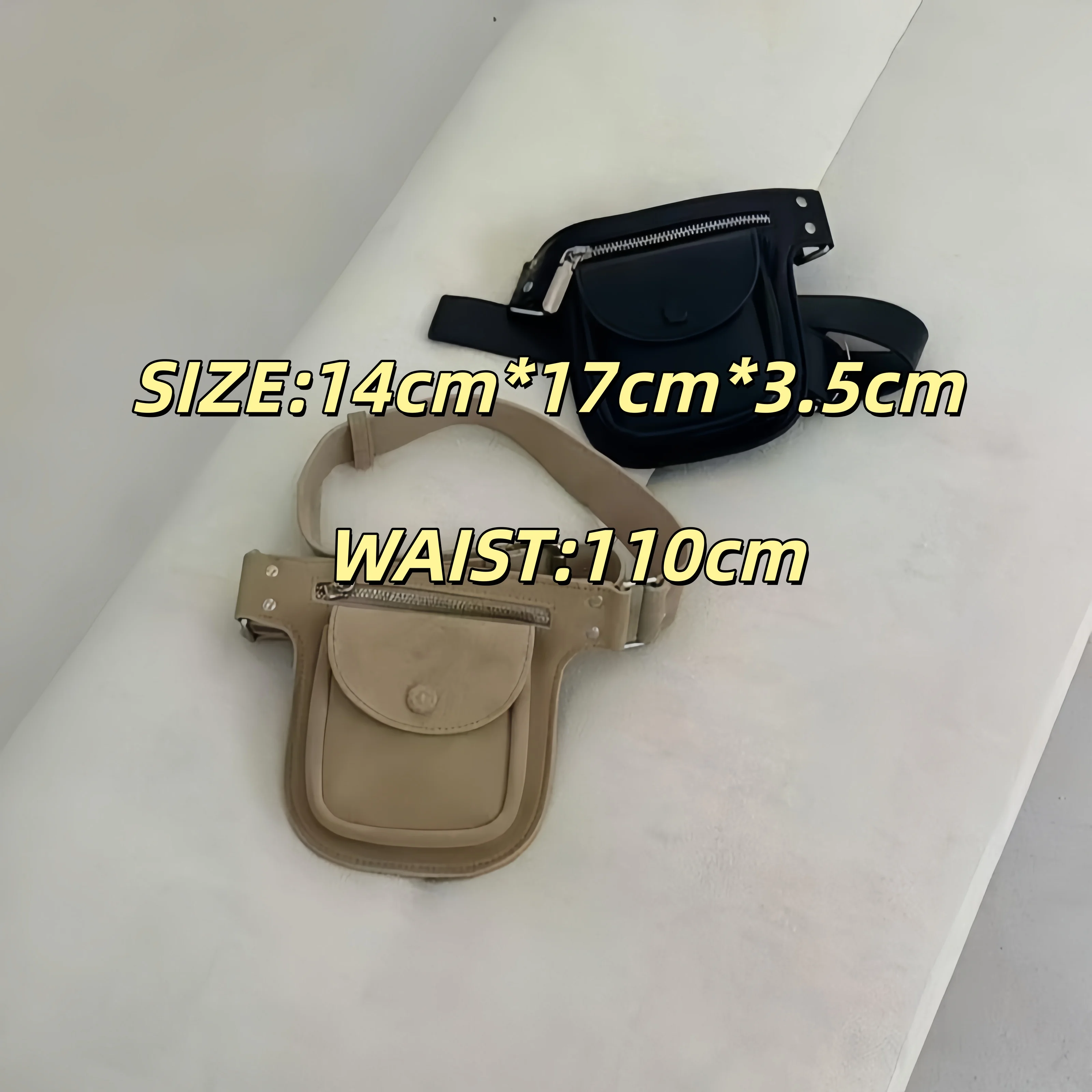 Korean-Style Niche Design Flap Decorative Belt Bag 2026 Spring Summer New Versatile Belt Waist Bag Lipstick And Earphone Bag