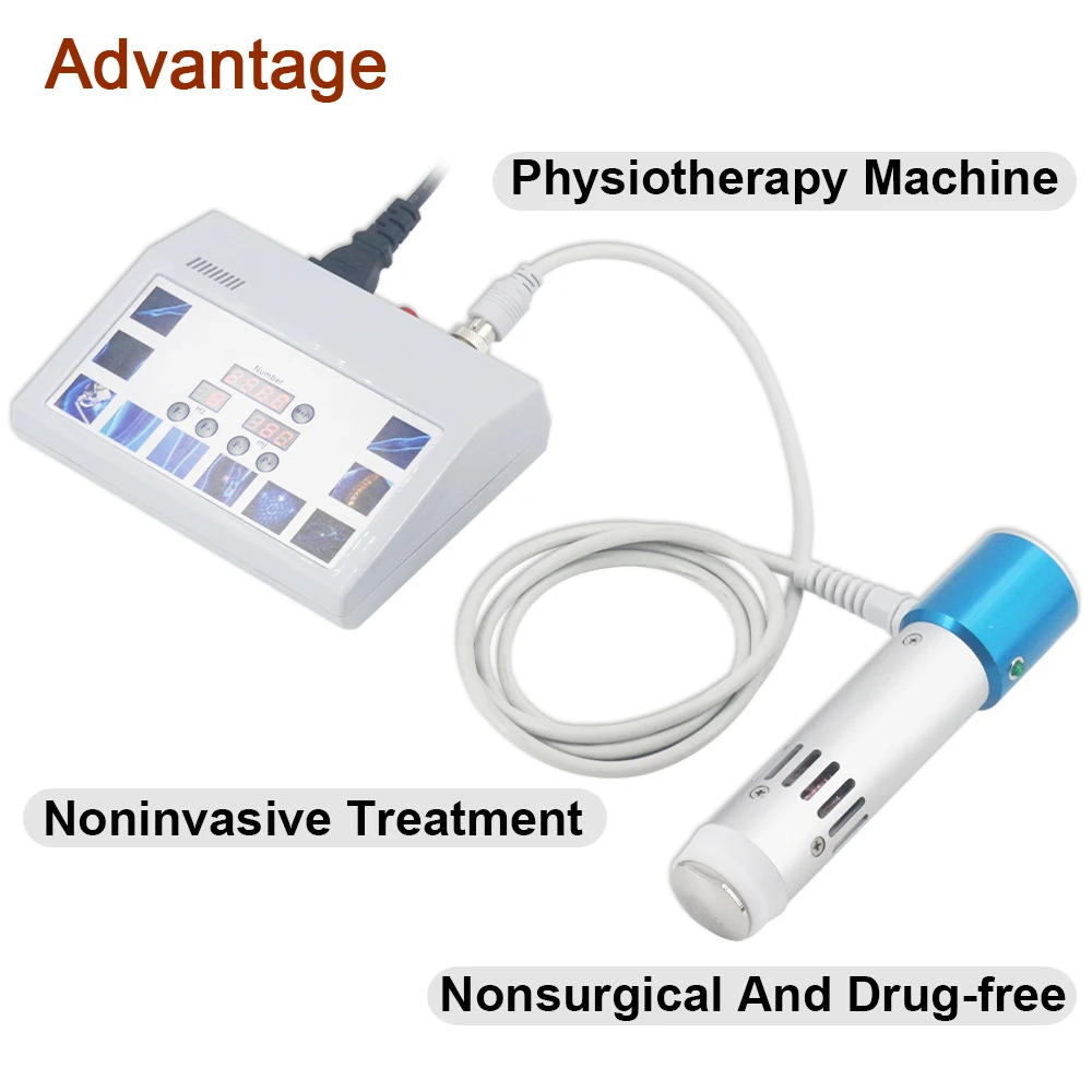 충격파 치료 기계, 300MJ 충격파 장비, 효과적으로 어깨 및 목 통증 완화, ED 치료, 근육 이완