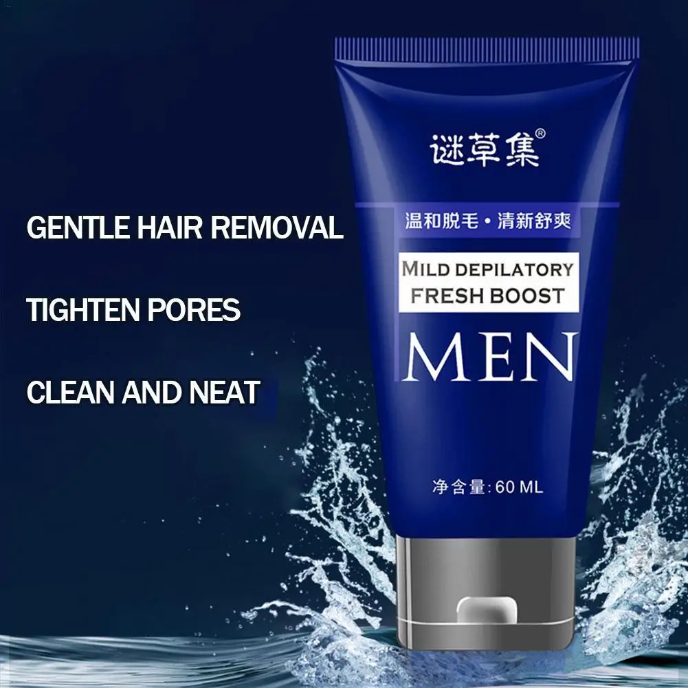 

Body Hair Remover Cream Painless Epilation Growth Inhibitor Mild Fresh Beard Removal Agent Whole Body Permanent Depilatory Cream