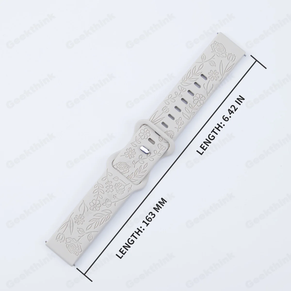 20 22mm Engraved Band for Samsung Galaxy Watch 6/5/4 40mm 44mm/Galaxy Watch 5Pro 45mm Sunflower Huawei GT 2 3 Pro/Active 2 Strap