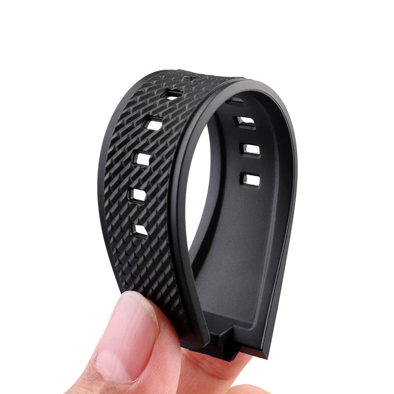 16mm Black Orange Transparent white Silica Gel Watch Strap For Casio G-SHOCK  GM-110  Watch Band Rubber  Convex joint - view 5