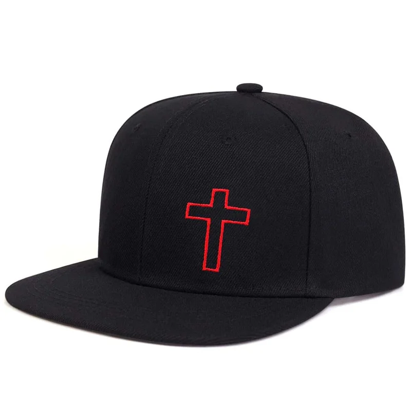 Women Fashion Embroidery Cross Baseball Cap men Snapback Hat  Casquette Summer Couple Hip Hop Hats