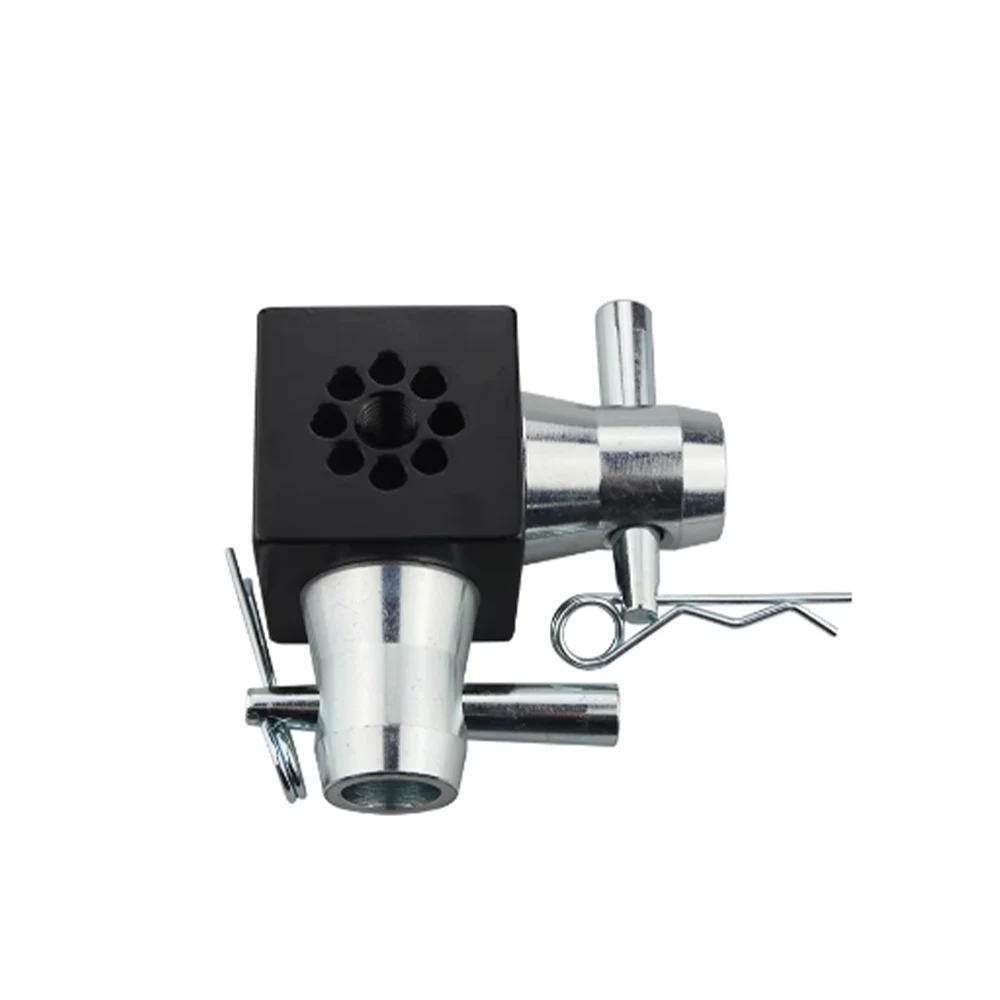 2pcs/lot Aluminum Truss Accessories Connectors 90 Degree Fixed Coupler Truss Display  Parts DIE Connector M12 for Single Pipe