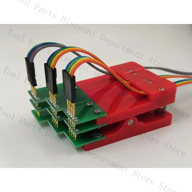 Frame PCB Clamp Probe Programming Fixture 2.54Mm 2.0Mm 1.27Mm, Depth 22Mm Single Row