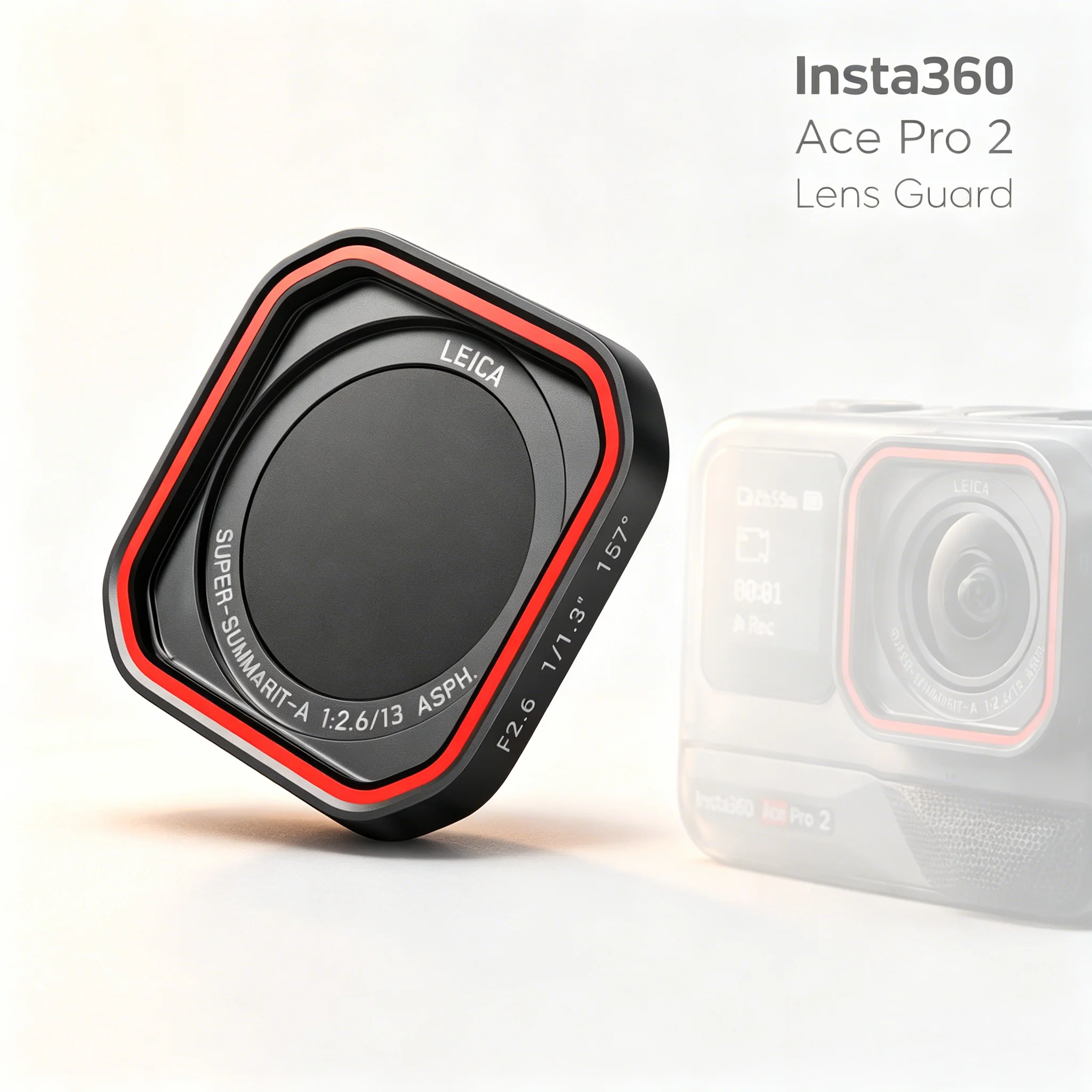 Camera Lens Protector Accessory, For Insta360 Ace Pro 2 Anti Fingerprint Lens Guard, Hydrophobic Coated High Strength Glass