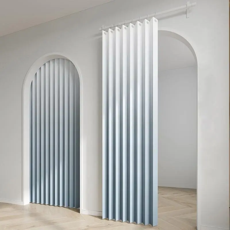 Door Curtains for Doorways, Closet Curtains, Accordion Door Curtain for Doorways, Pleated Folding Door Curtain for Closet