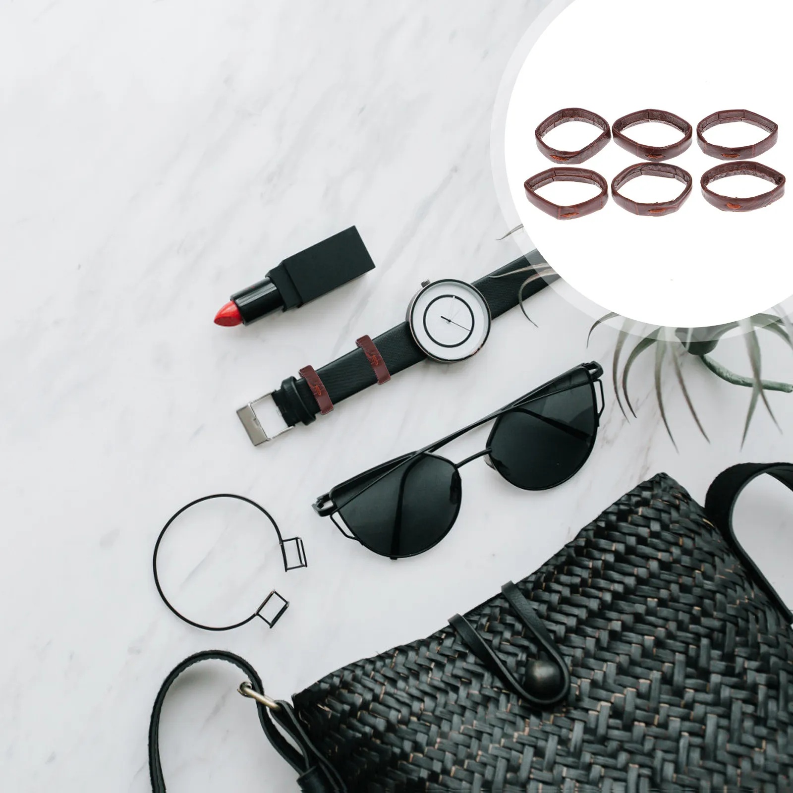 10 Stück Uhrenarmband-Ringe, hochwertige Uhrenarmband-Schlaufe, einfache Installation, leicht, passend für die meisten modernen Uhren