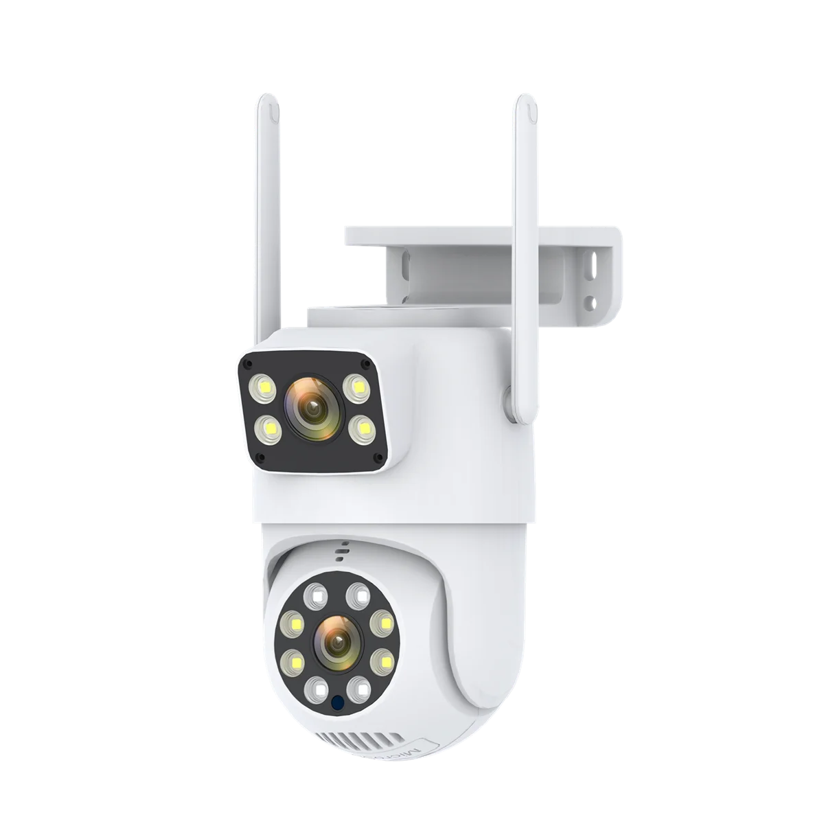 Dual Lens Wireless PTZ IP Camera 6MP Eseecloud APP Control Full Color Night Vision AI Humanoid Security Alarm Home CCTV Monitor