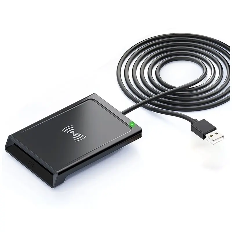 

SQPP-Smart Card Reader/Writer 2-In-1 Contact+ NFC PC-Linked Dual-Interface PCSC Contact