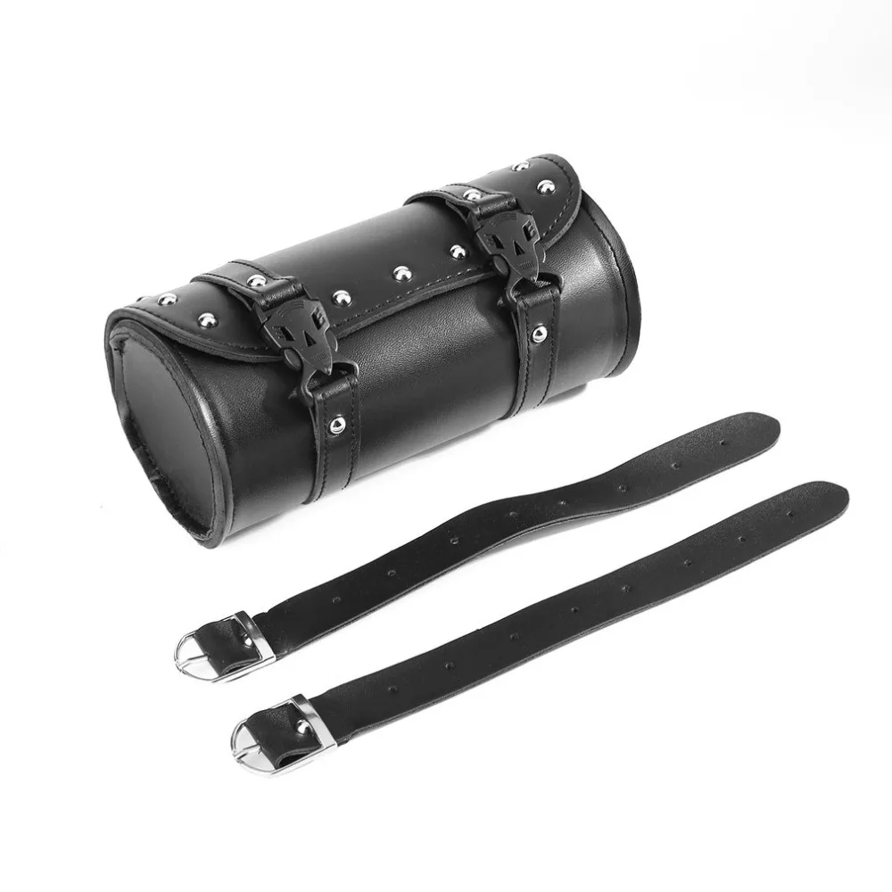 Motorcycle Suspension Saddle Bag Fshionable And Practical For PU Leather Tool Storage Side Tail Wear-Resistant Large Capacity