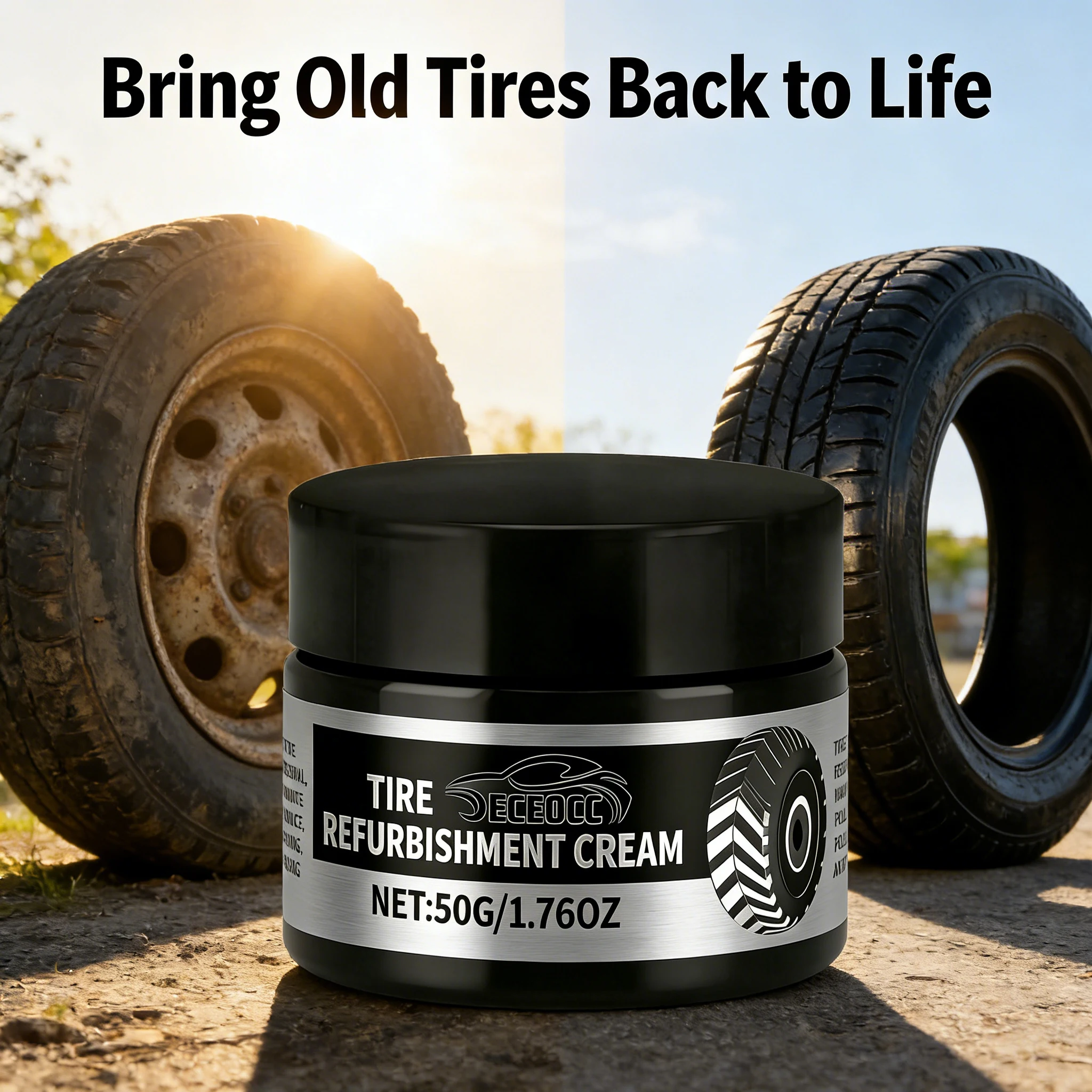 Auto Tire Brightener Spray Tire Polishing Agent Waterproof Anti UV Tire Dressing Cleaner for Car Wheel Care