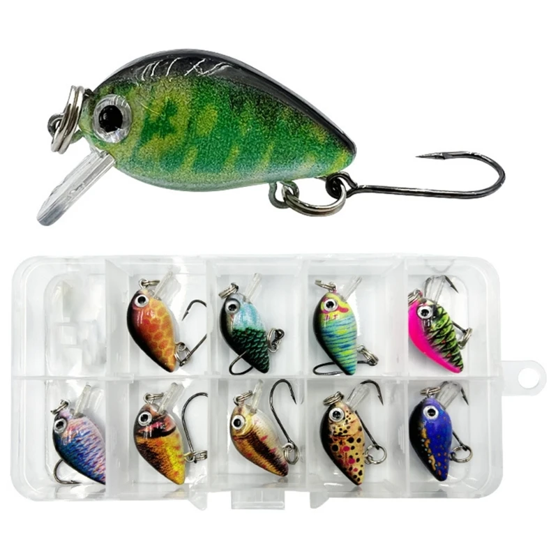 

1.5g Swimbait Fishing Hard Baits Mini Lures for Bass Trout Saltwater/Freshwater