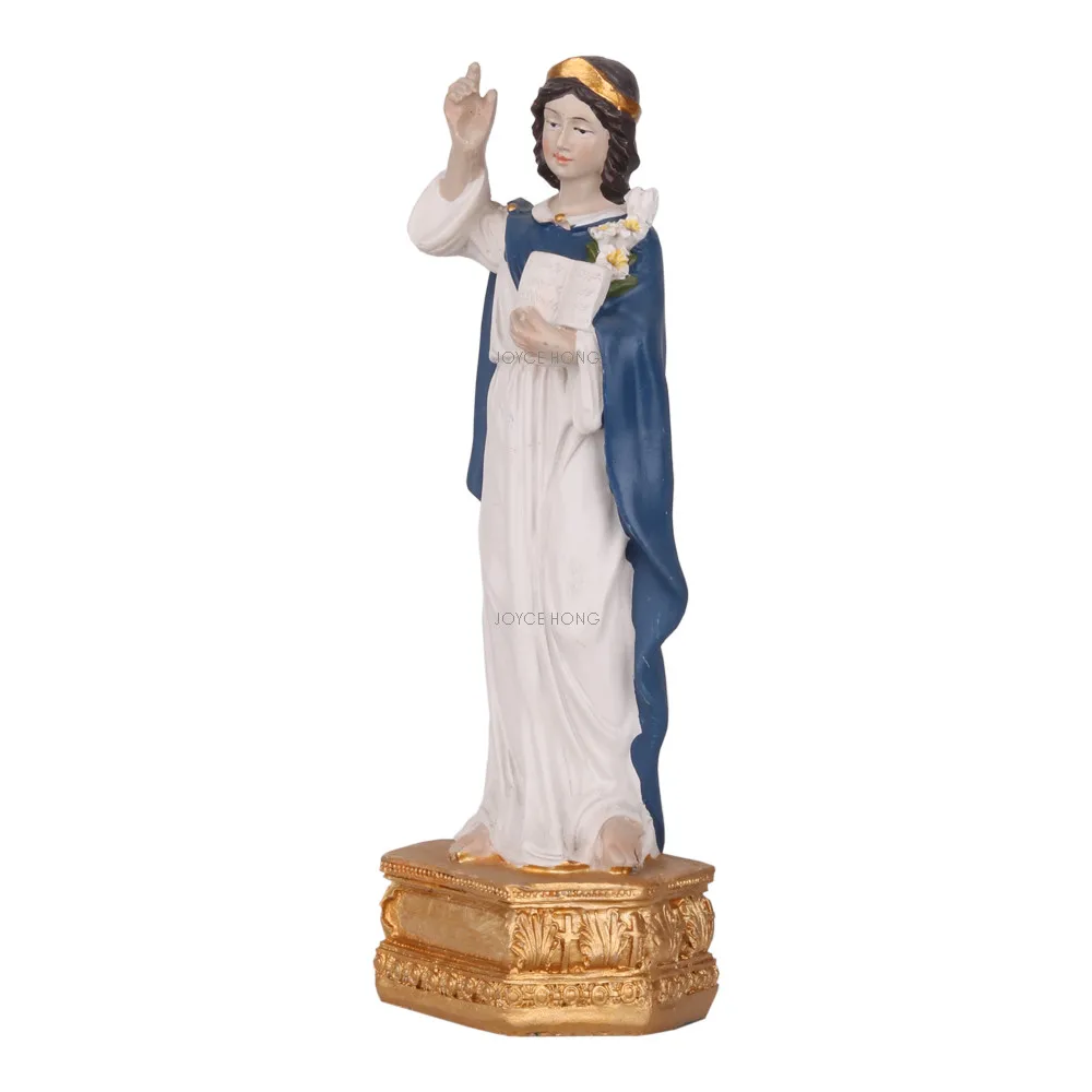 Blessed Saint Virgin Mary Statue Our Lady of Lourds Statue Figure Sculpture Tabletop Statue Figurine