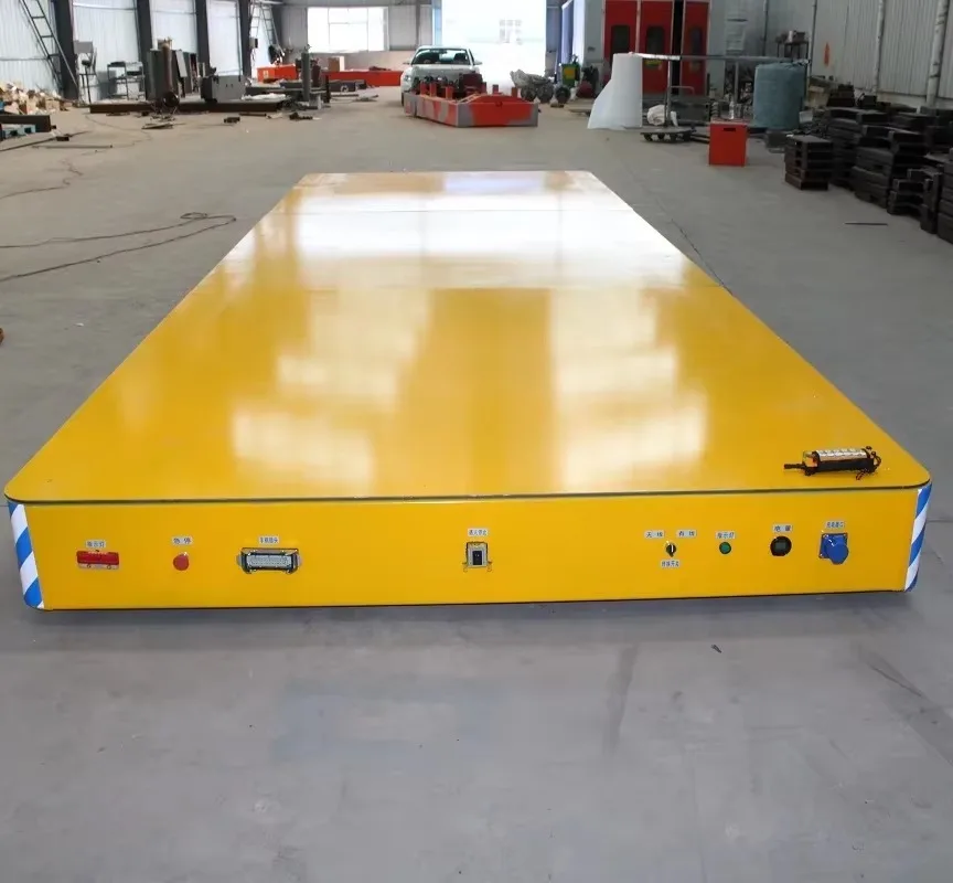 【مشعبية】 مصنع OEM 45 طن عربة نقل الملف التعدين الكهربائية مركبة مواصلات مستودع عربة التحكم عن بعد