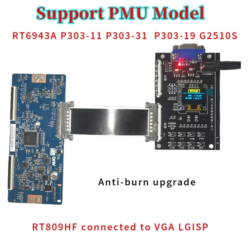 RT6943A TCON VGH VGL Change Voltage Programmer Lcd Led TV Screen Display Panel Repair Tool