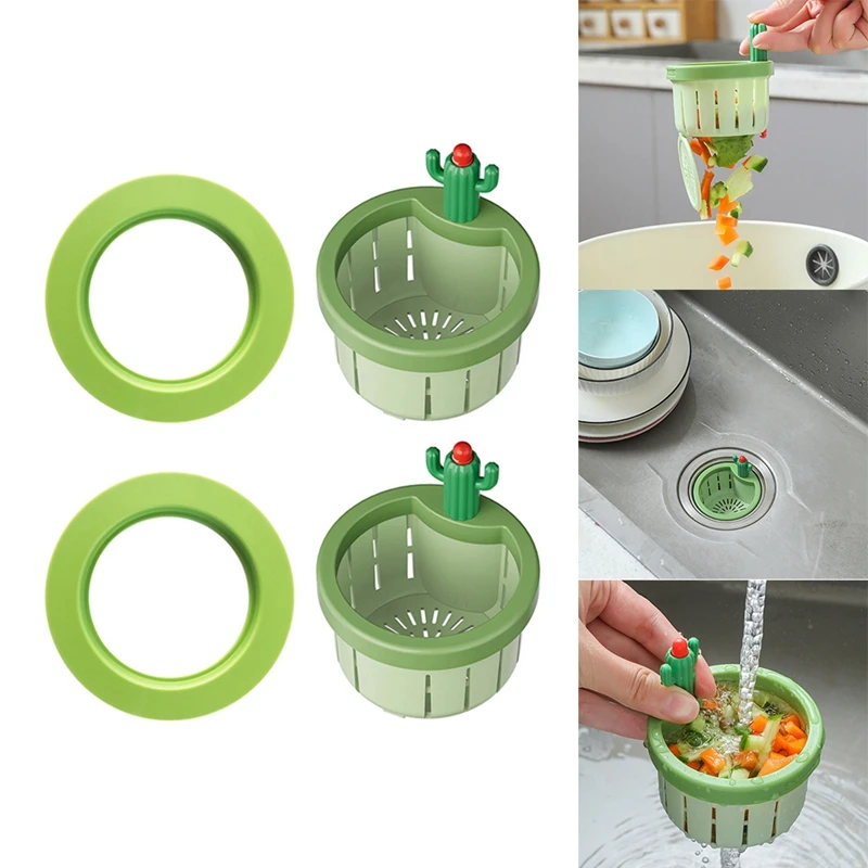 

ABVJ-Сливный фильтр для кухонной раковины кактуса, фильтр для раковины кактуса, многофункциональный фильтр для сливной корзины для раковины кактуса