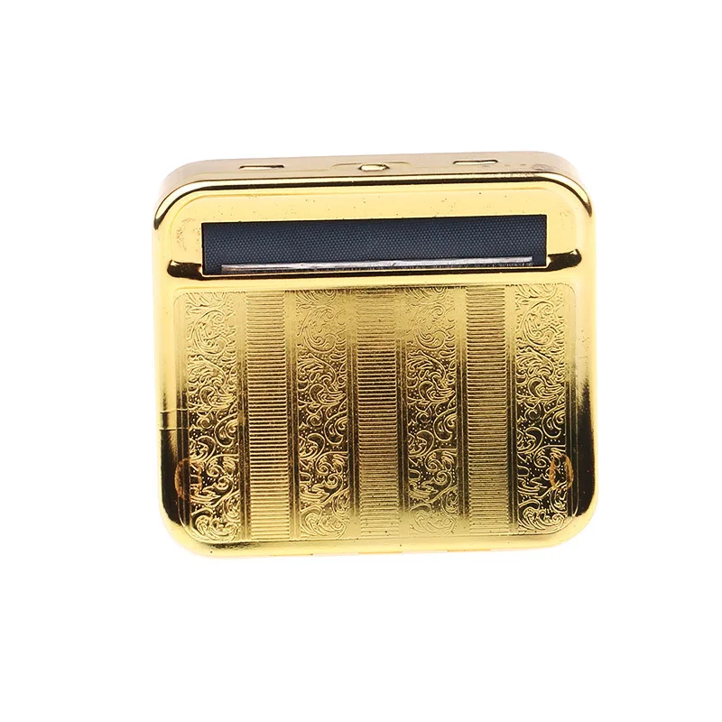 Rainbow gold color metal tobacco rolling machine 70mm 78mm 110mm tobacco roller smoking accessoires