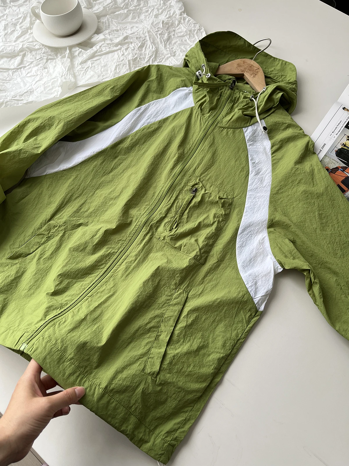 

Уличная мужская легкая дышащая летняя шляпа Jaet Color Blo Design, свободная солнцезащитная одежда, тонкая модель