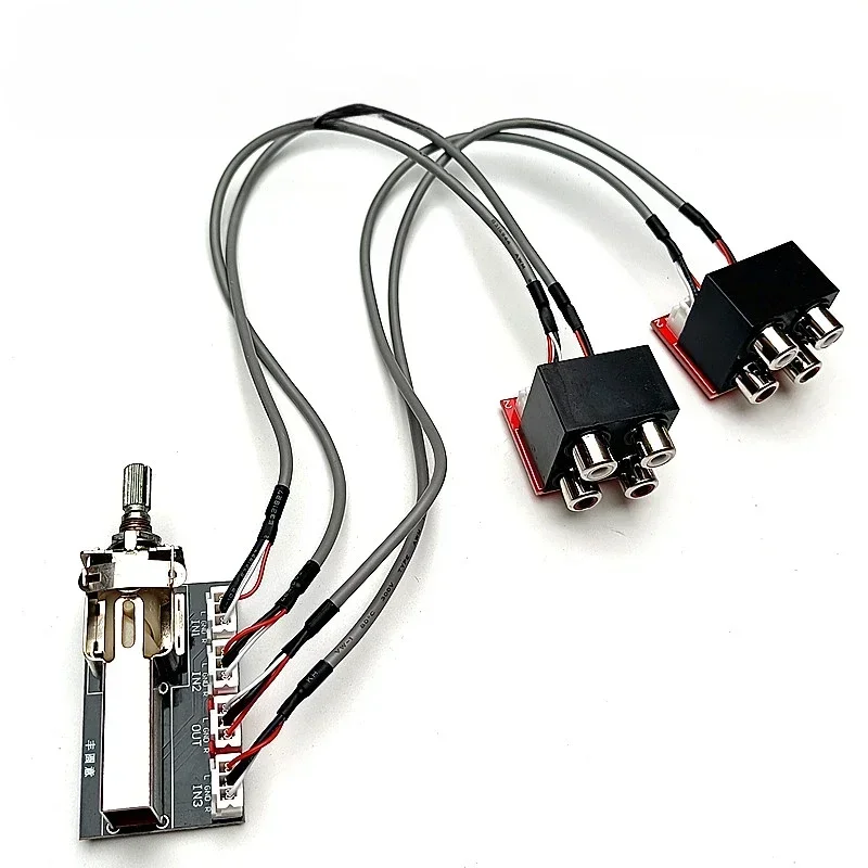 

3-channel dual channel audio switch signal input, no power supply required, interference free