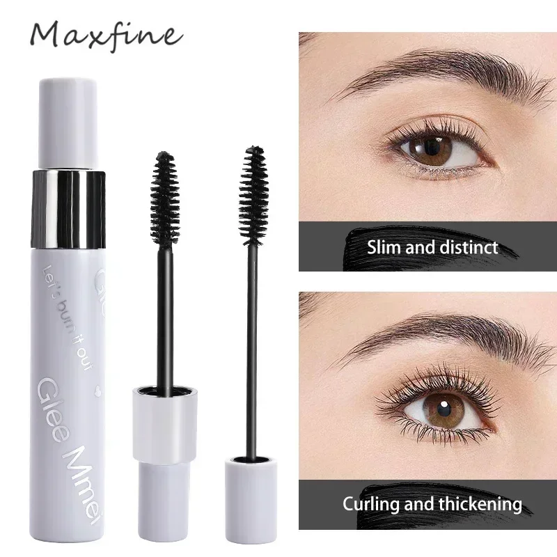Maxfine Nieuwe Dubbele Hoofd Mascara Verlengen Dikke Krullend Slanke Wimper Waterdicht Sneldrogend Langdurige 24 uur Mode Mascara 10 ml