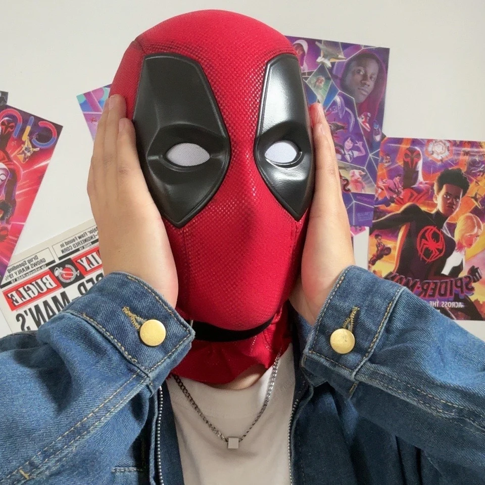 デッドプール マスクと目のパーツセット 値下げ中 デッドプール ハーフシェルコスチューム コスプレマスク スクリーン