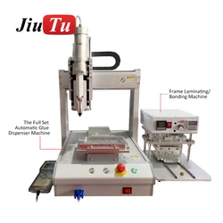 Screen Frame Bonding Machine Full Set Automatic AB Glue Dispensing Machine Dispenser With Needle For Iphone X-13 Pro Max