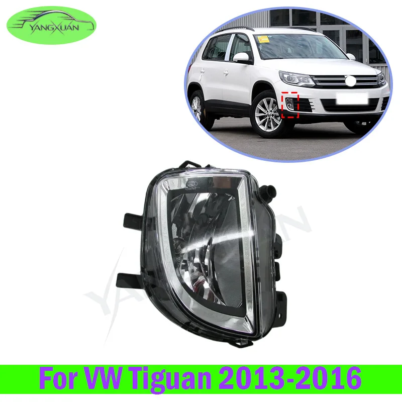 Front Bumper Fog Lamp Light For Volkswagen Tiguan 2013-2016 Front Driving Lamp Signal Light
