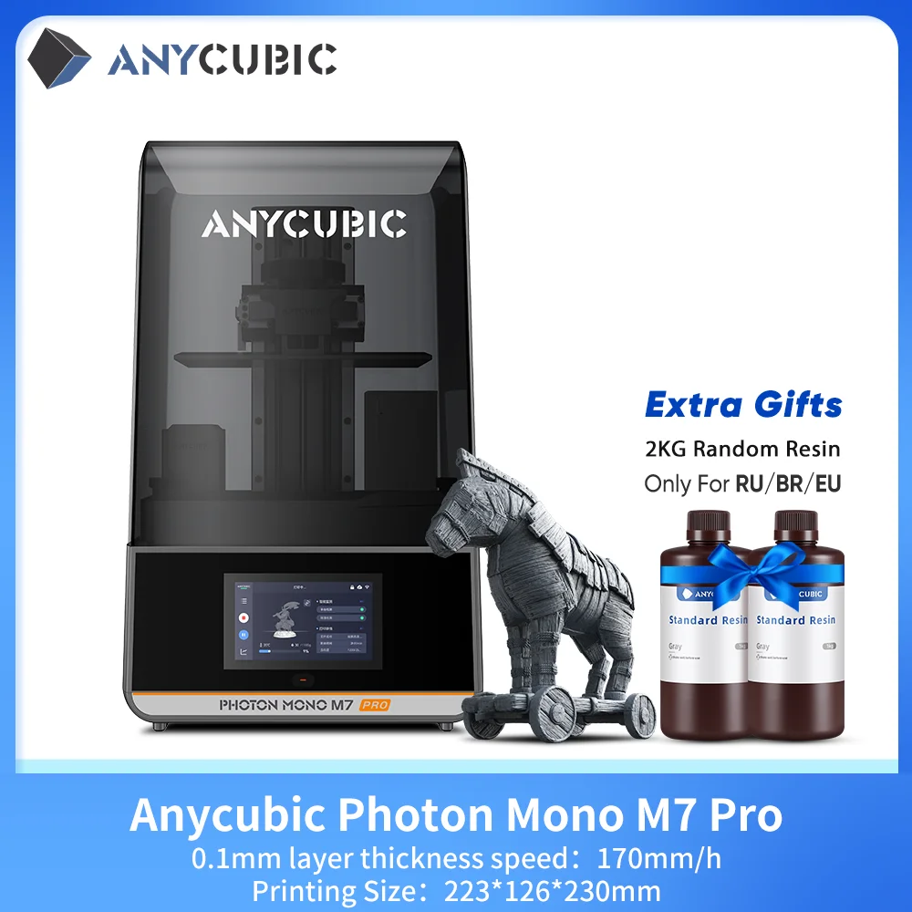 ANYCUBIC Photon Mono M7 Pro 3D-принтер с УФ смолой