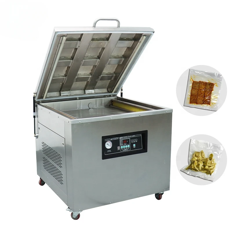 DZ-700/800 Manufacturer High-capacity Single Chamber Cooked Fruit Industrial Big Size Vacuum Packaging Machine